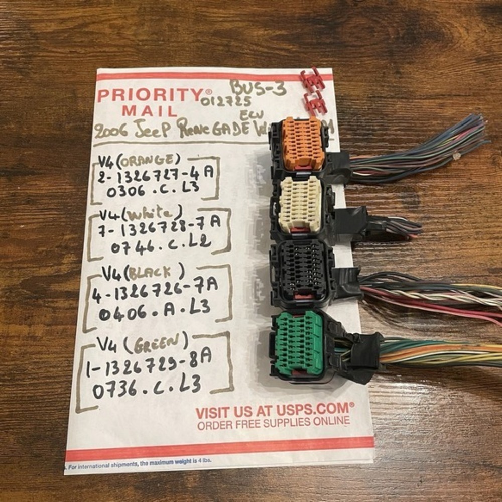 2005-2006 Jeep Grand Cherokee 3.7L PCM ECU Wire Plug Connector Set#️⃣BUS-3